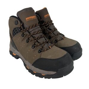 Hytest Boots Mens Size 11.5 K12611 Leather Waterproof Safety Toe Work Combat